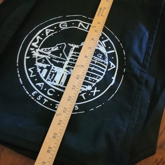 Magnolia Waco TX Black Canvas Tote and NWT White Tea Towel - Picture 7 of 12